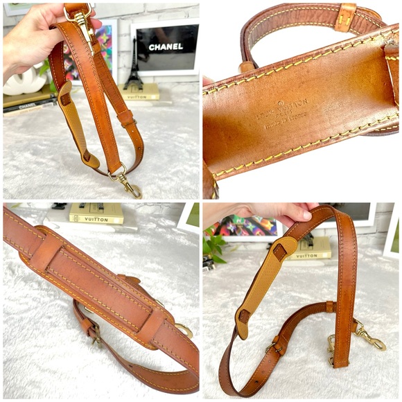 Louis Vuitton Bandouliere Keepall 60 Duffle Bag with original leather st⦠- Picture 15 of 16